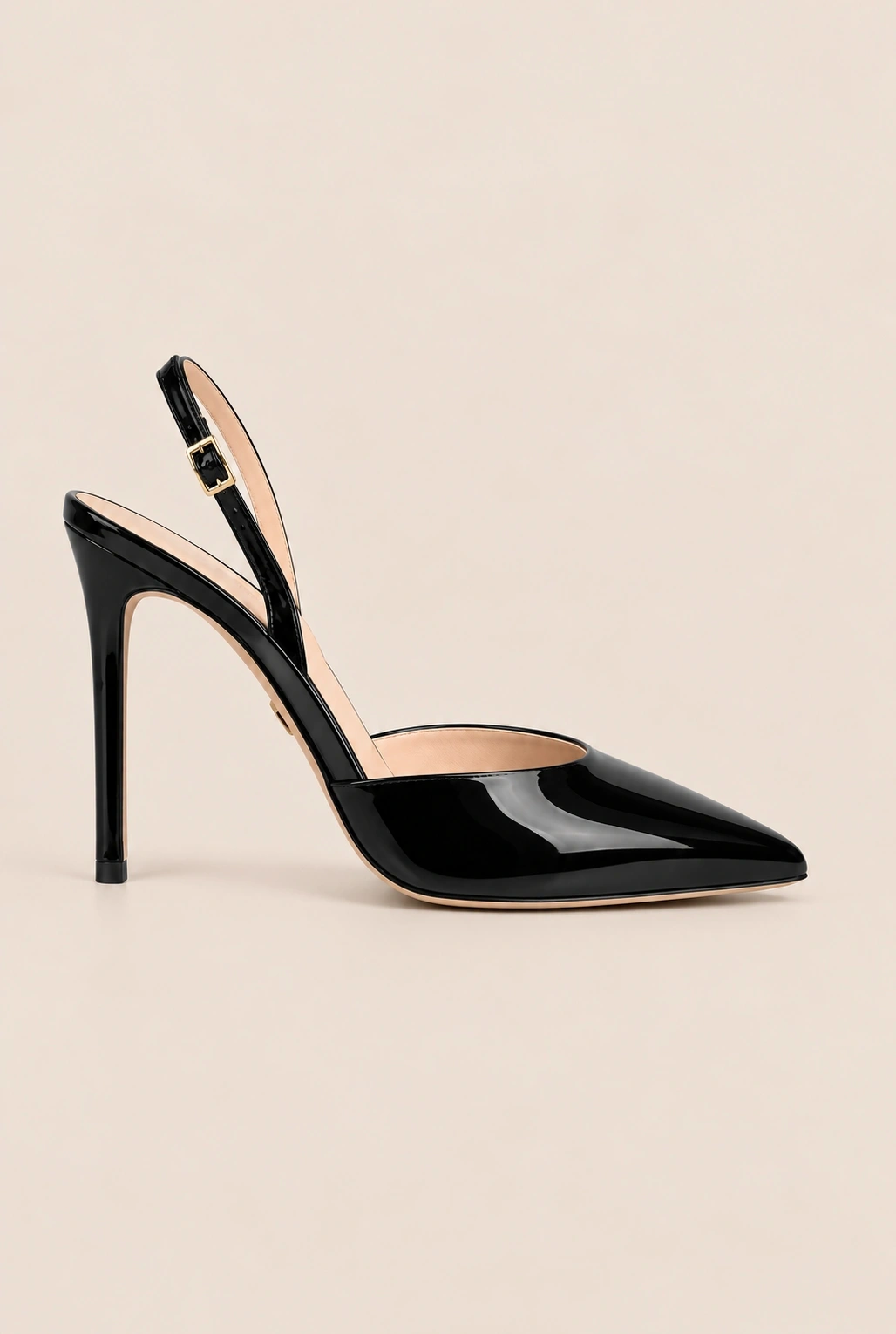 Real - comfortable calfskin pumps
