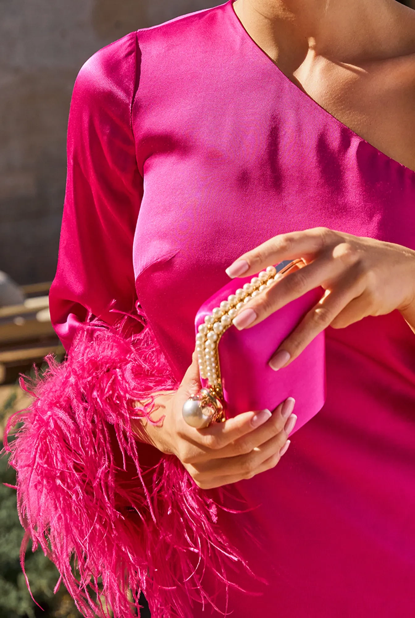 Pamela - asymmetrical mini dress