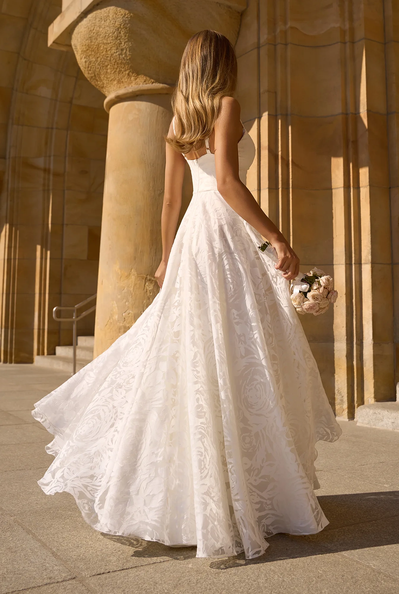 Cambria - maxi wedding dress with lace