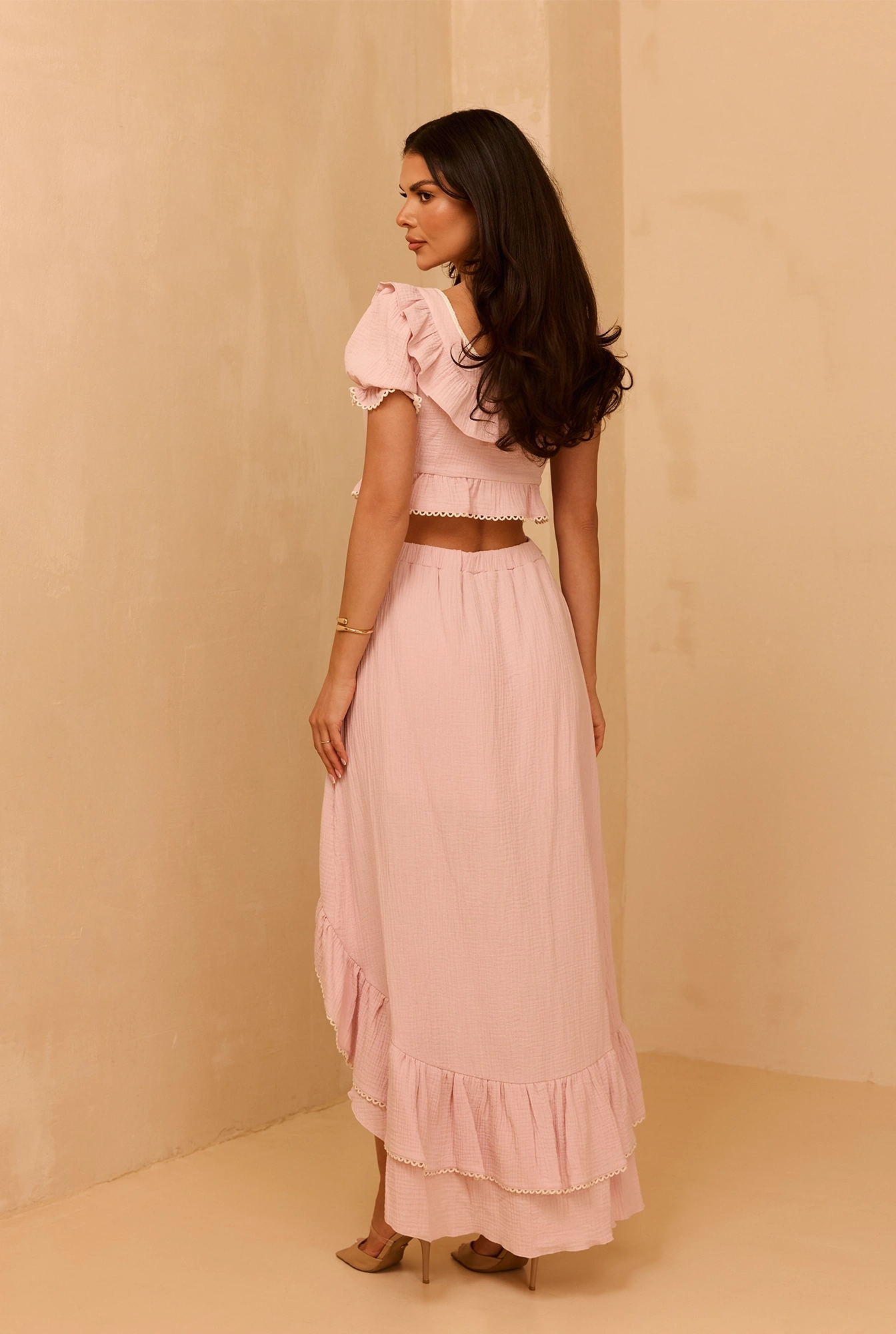 Set Ester Pink - cotton set in holiday pink