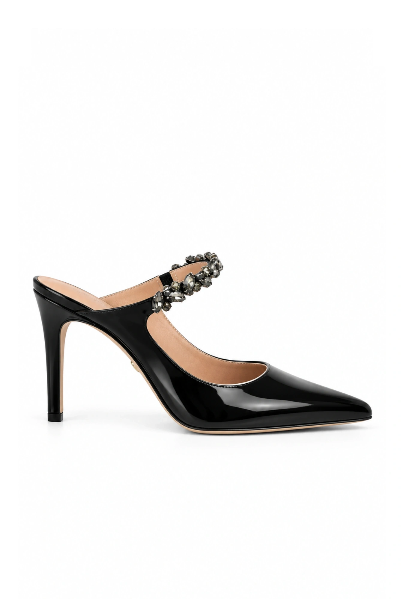 Limia - lacquered stilettos with strap