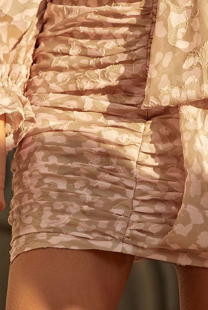 TIVVA - DRESS WITH OPENED SHOULDERS