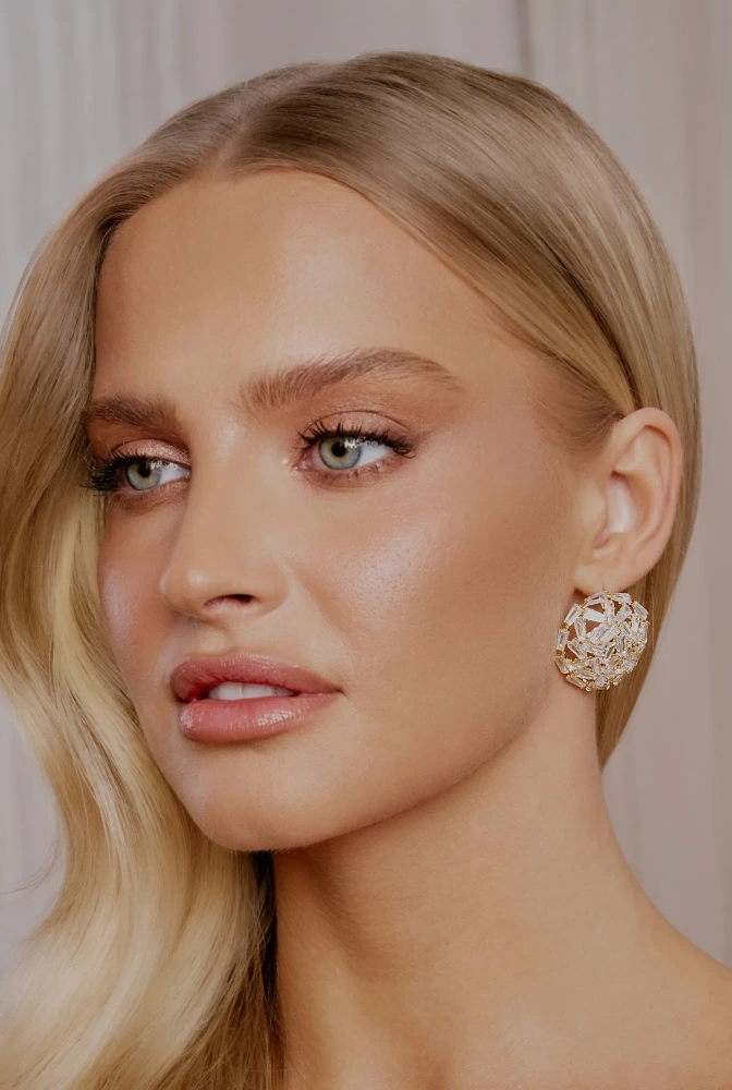 																							Dote - gold-plated copper earrings
																					